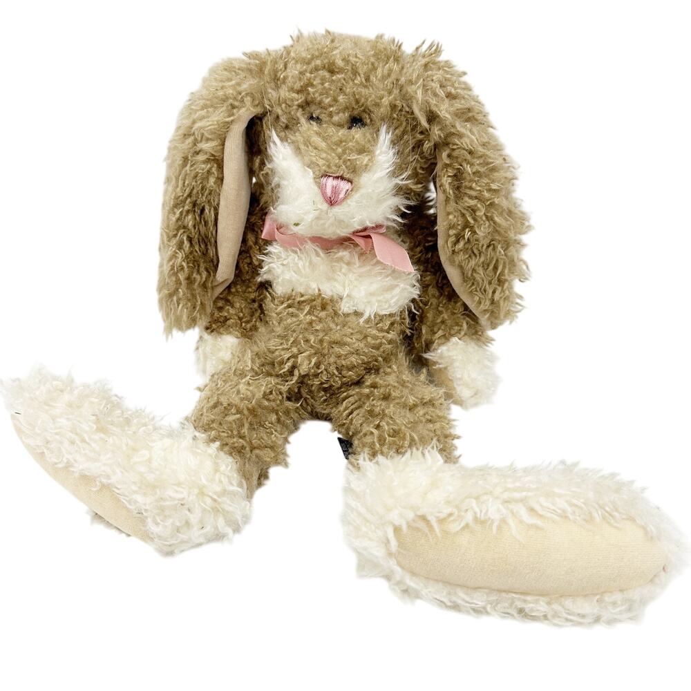 JB Bean Series Boyds Collection Plush Rabbit jointed bunny bean bag 15" toy